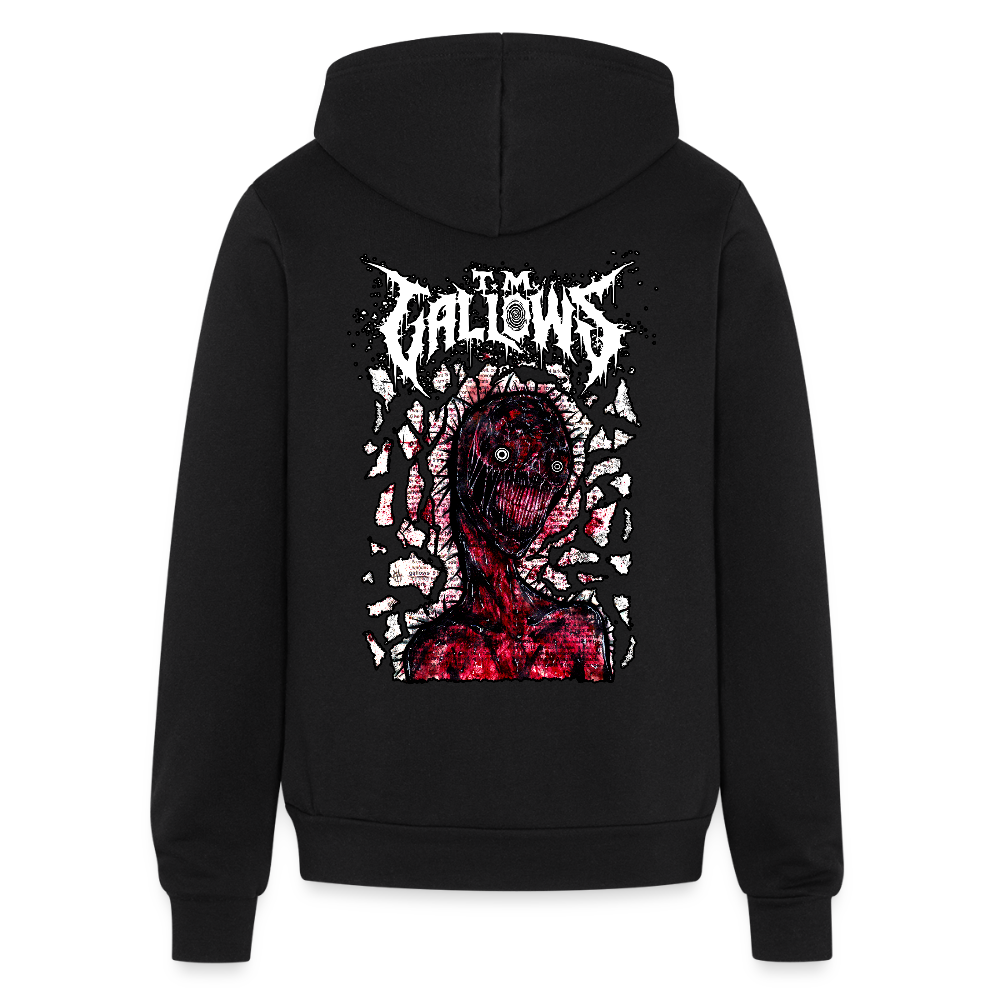 T.M. Gallows Gallivanting Smile Full Zip Hoodie - black
