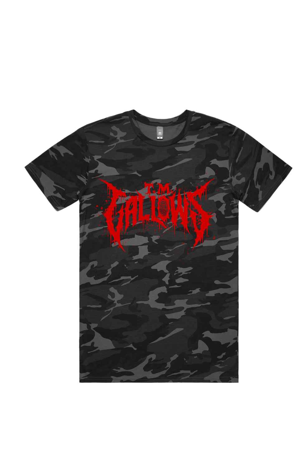 T.M. Gallows Black Camo Metal T-Shirt