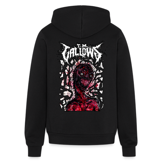 T.M. Gallows Gallivanting Smile Full Zip Hoodie - black