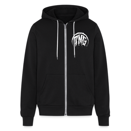 T.M. Gallows Tormented Full Zip Hoodie - black