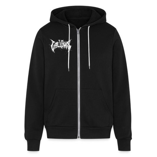 T.M. Gallows Gallivanting Smile Full Zip Hoodie - black