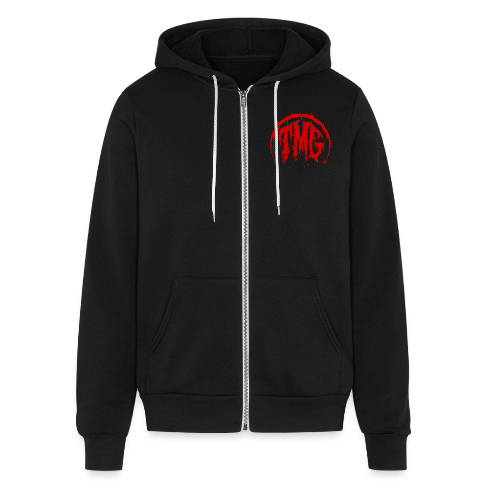 T.M. Gallows Zombie Gal Full Zip Hoodie - black