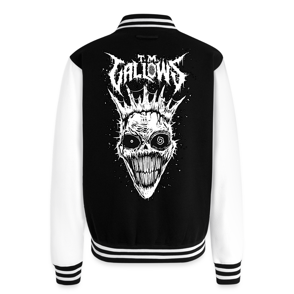 T.M. Gallows Letterman Jacket - black/white
